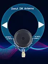 Mini Circular Antenna 4MHz-24MHz 500kHz-2000kHz Portable MW SW Antenna for Radio