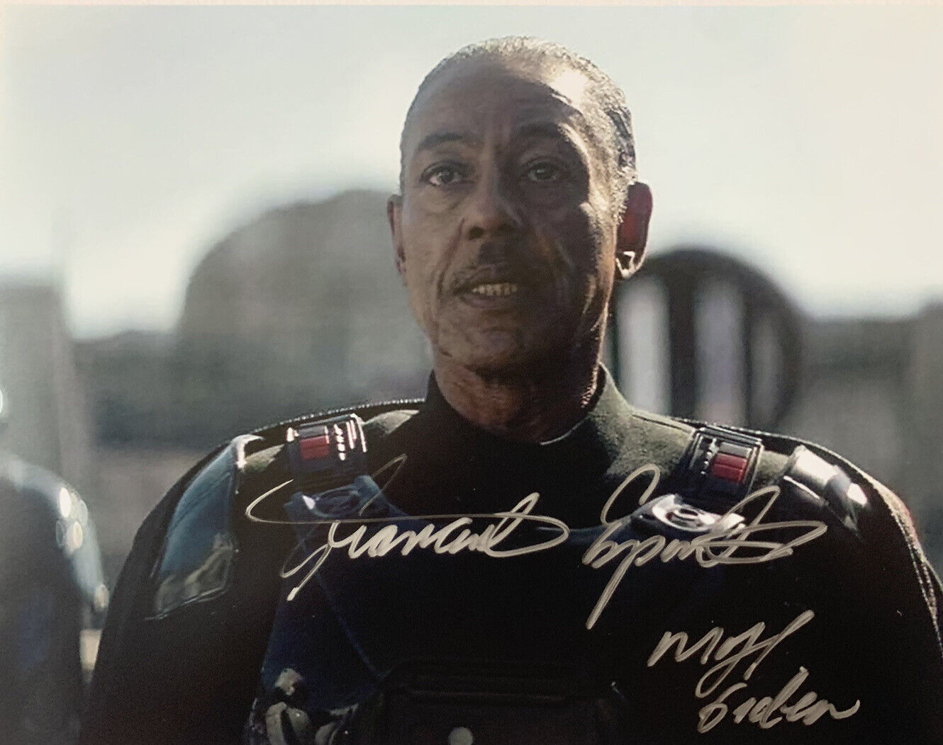 GIANCARLO ESPOSITO SIGNED 8x10 Photo Poster painting THE MANDALORIAN AUTHENTIC AUTOGRAPH COA