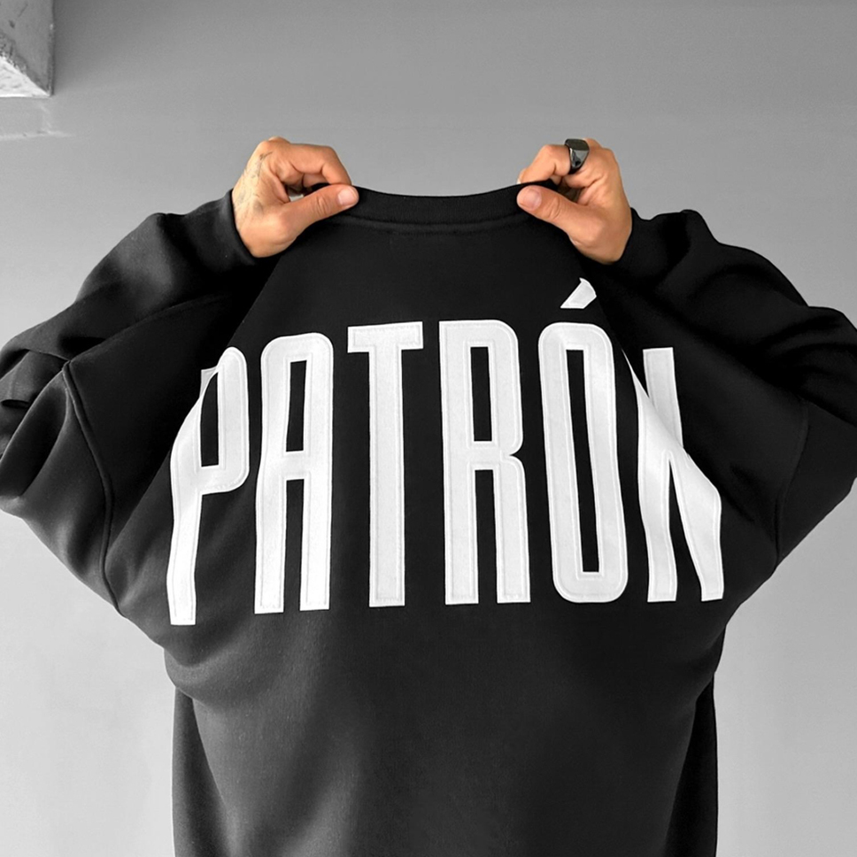 Unisex Lettering Print Crewneck Sweatshirt