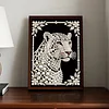Diamond Painting-DIY Special Shaped Drill Pearl Painting Cheetah(30x40cm)