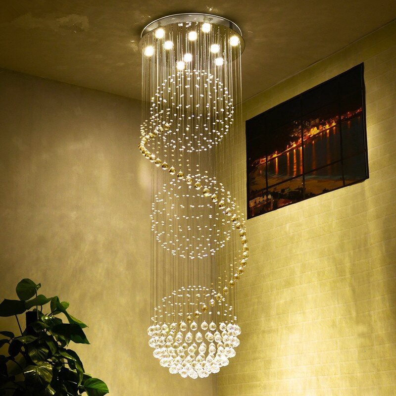 Empire Vintage Chandelier Modern Loft Crystal Lamp With GU10 9 Lights Europe For Bedroom Living Room Hotel Restaurant Lobby Cafe