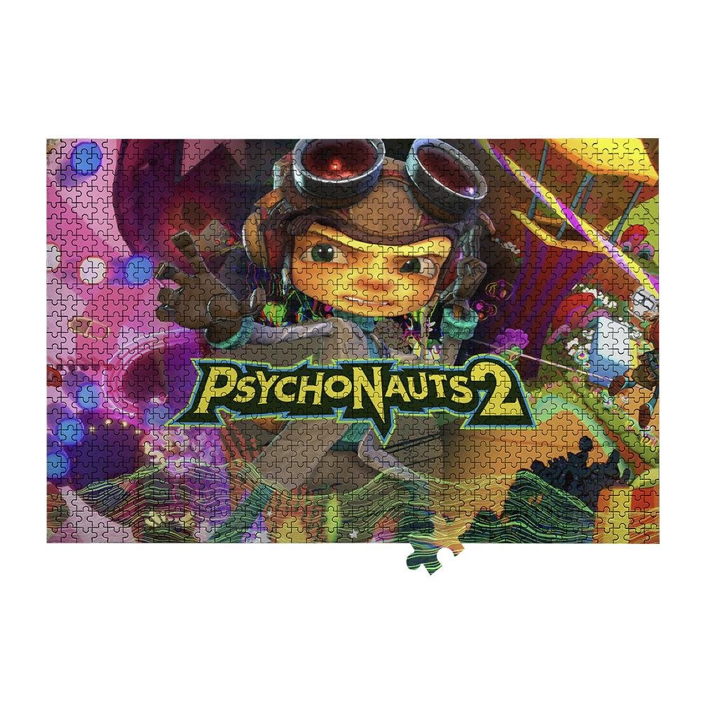 Psychonauts 2 Jigsaw Puzzle Educational Game Interactive Toy Family Use 1000 Pieces