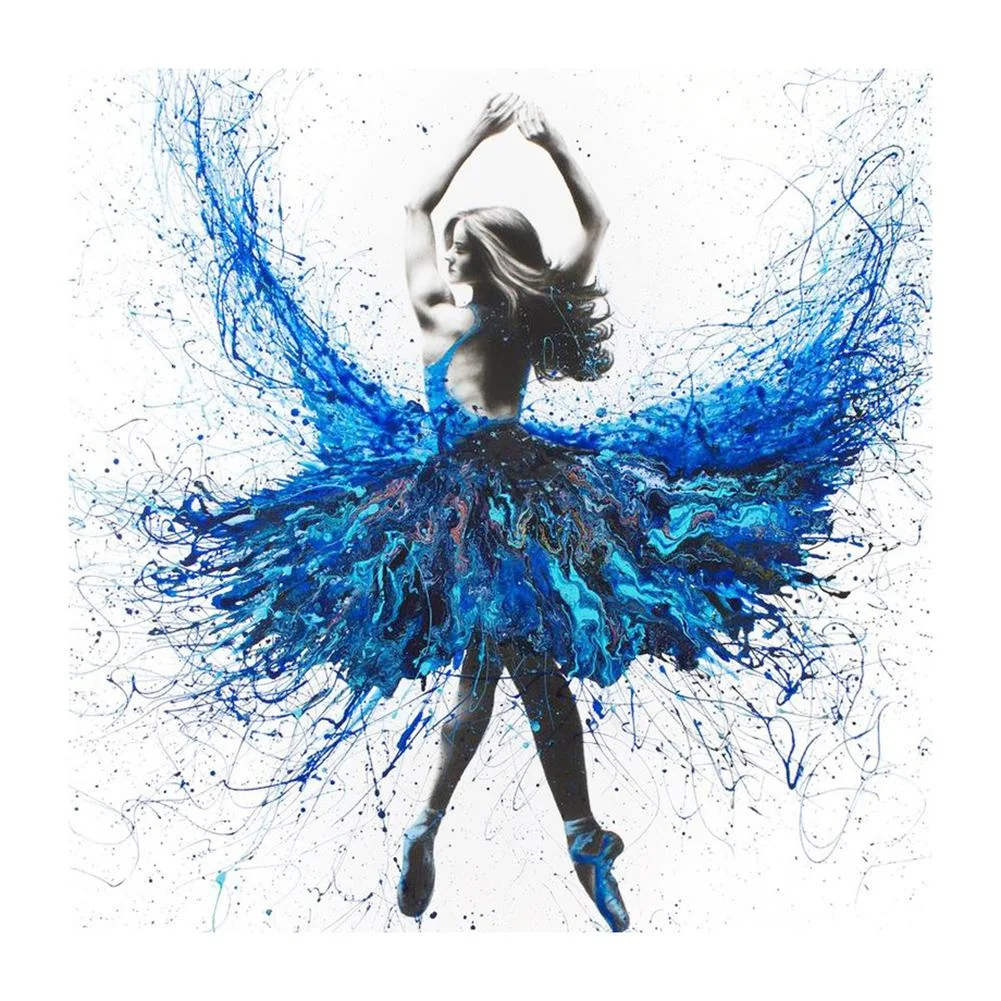 Full Round Diamond Painting Ballet Dancer (30*30cm)