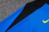 Joyfball 2024/2025 Barcelona Half-Pull Training Suit Blue Football Shirt 1:1 Thai Quality