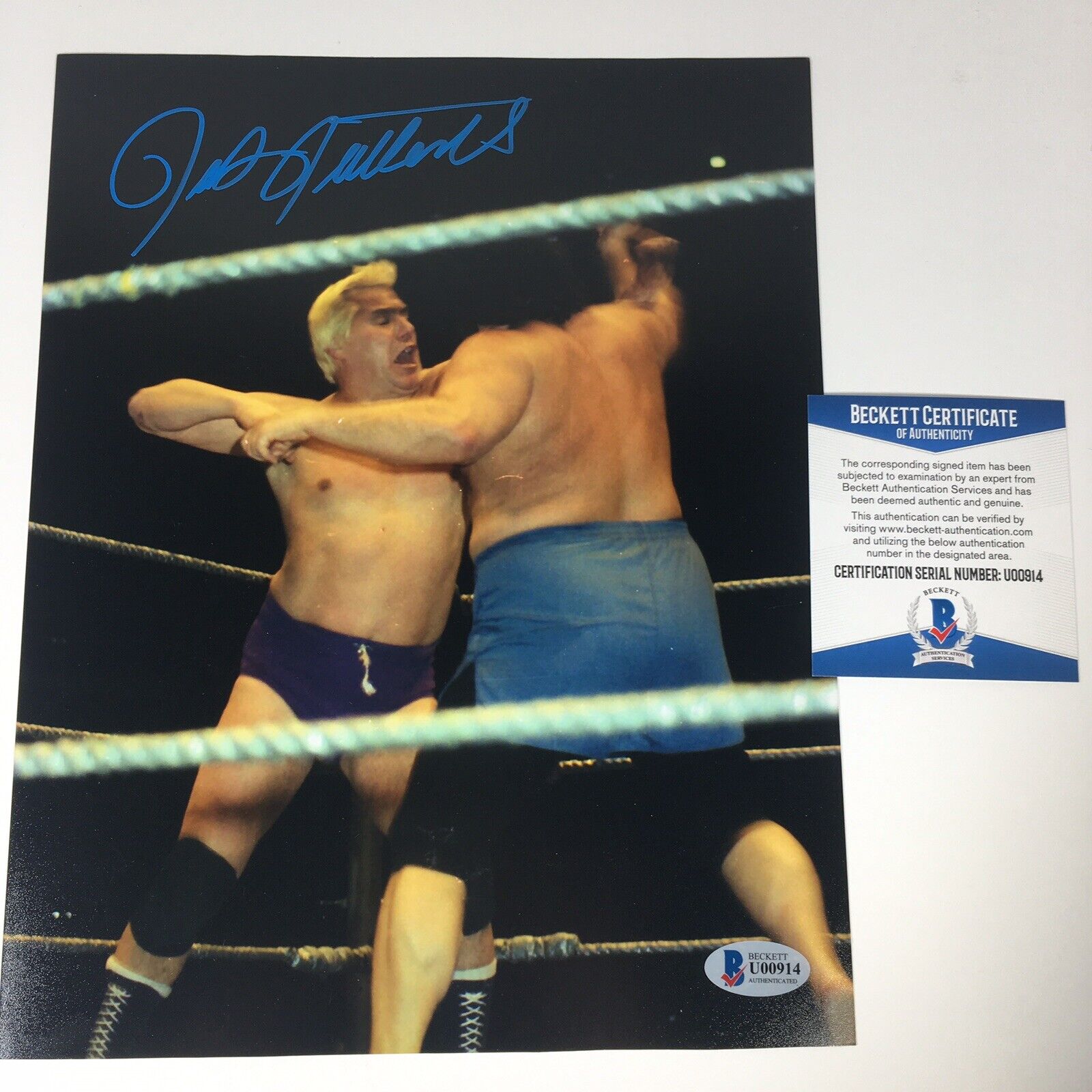 Pat Patterson Signed Photo Poster painting 8x10 BECKETT BAS WWF WWE AWA ( Proof)