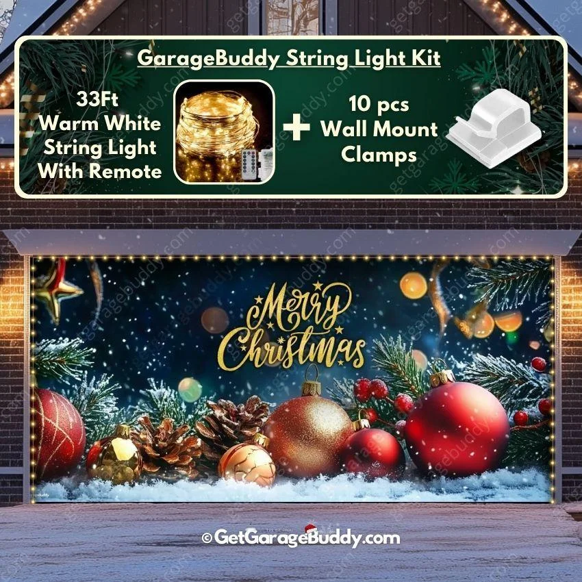 Merry Christmas | Christmas Garage Door Cover