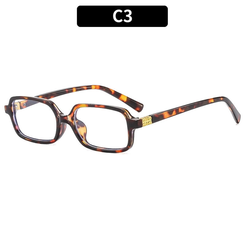 Casual Geometric Pc Square Full Frame Glasses
