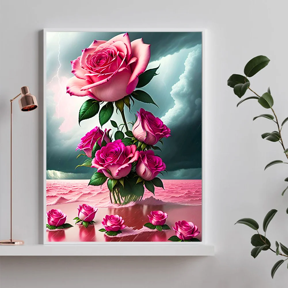 Diamond Painting - Full Round Drill - Rose(30*40cm)