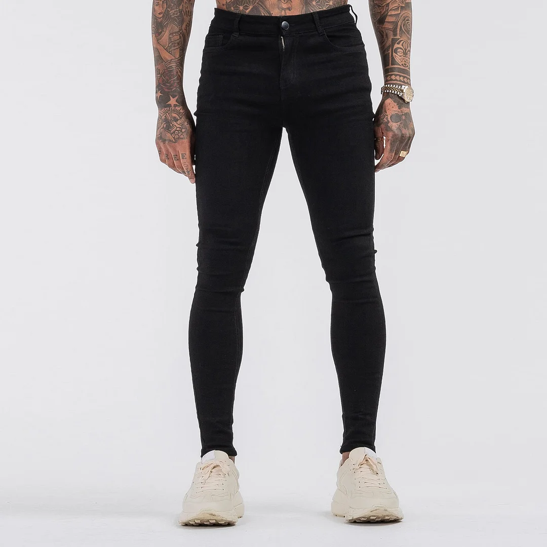 Men's personality tight fashion trousers