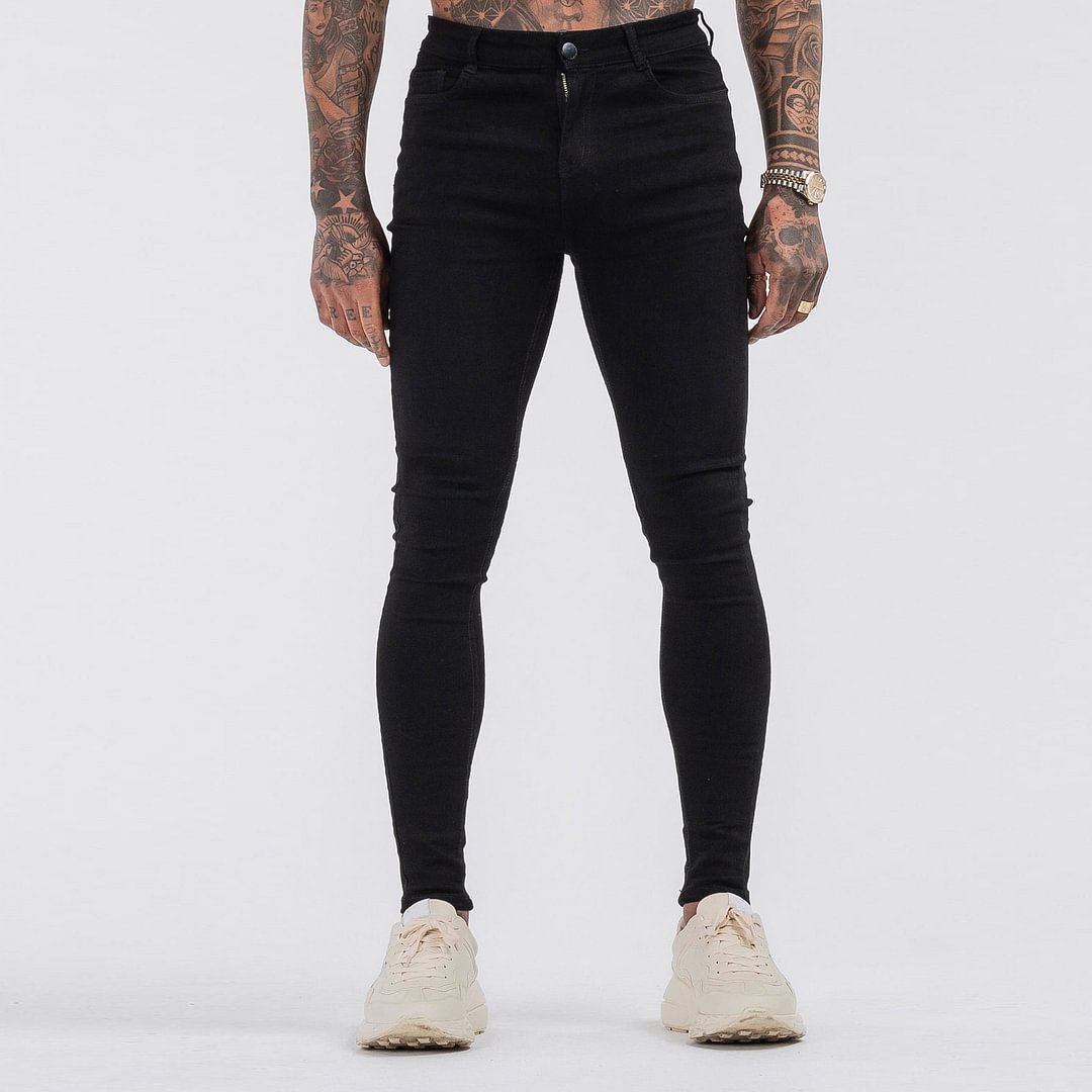 Men's personality tight fashion trousers