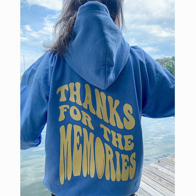 Thanks for the memories Print Women's Hoodie