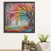 DIY Partial Special Shaped Drill Diamond Painting-Tree
