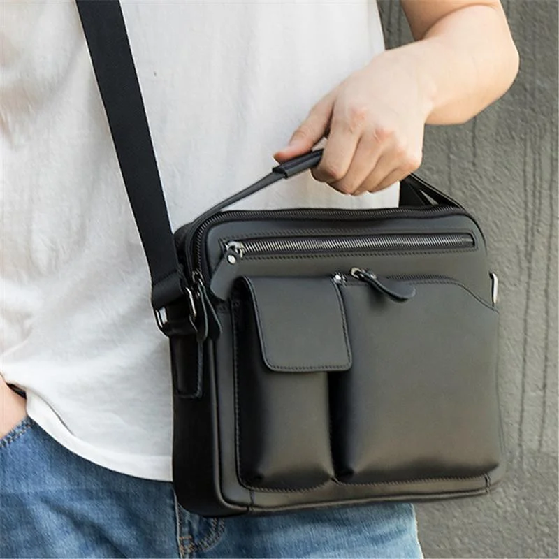 Mens Durable Business Casual Travel Messengers Bags Vintage Case