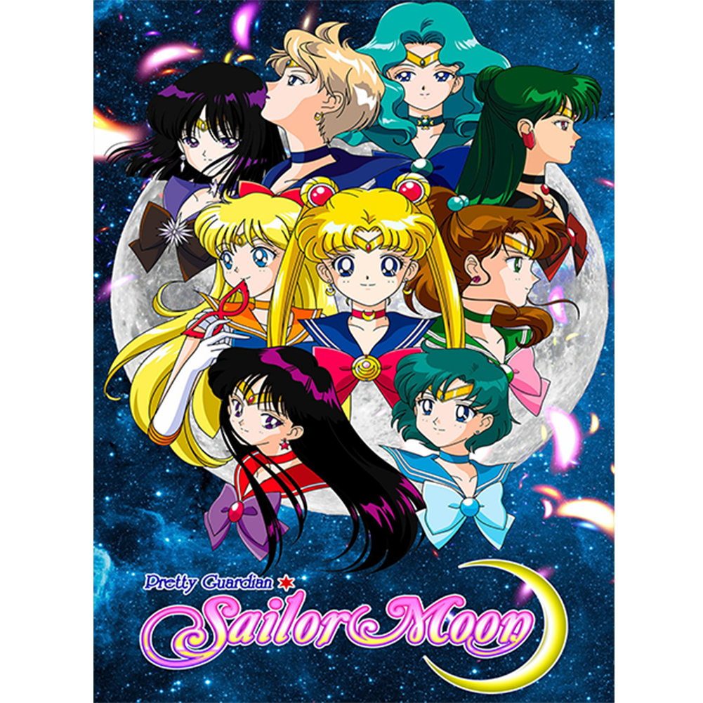 Sailor Moon Poster 40*50CM(Canvas) Full Round Drill Diamond Painting gbfke