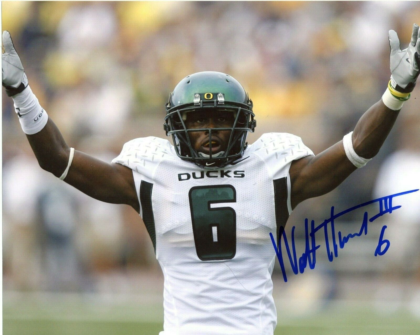 Walter Thurmond III Oregon Ducks Autographed Signed 8x10 Photo Poster painting CFS Holo COA