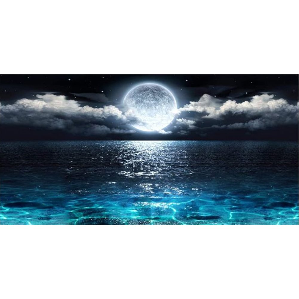 Sea Moon - Full Round - Diamond Painting(80*40cm)