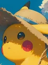 Straw Hat Pikachu Decorative Painting - Pokemon - Xingkong Studio