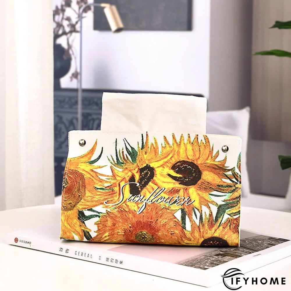Oil Painting Tissue Box | IFYHOME