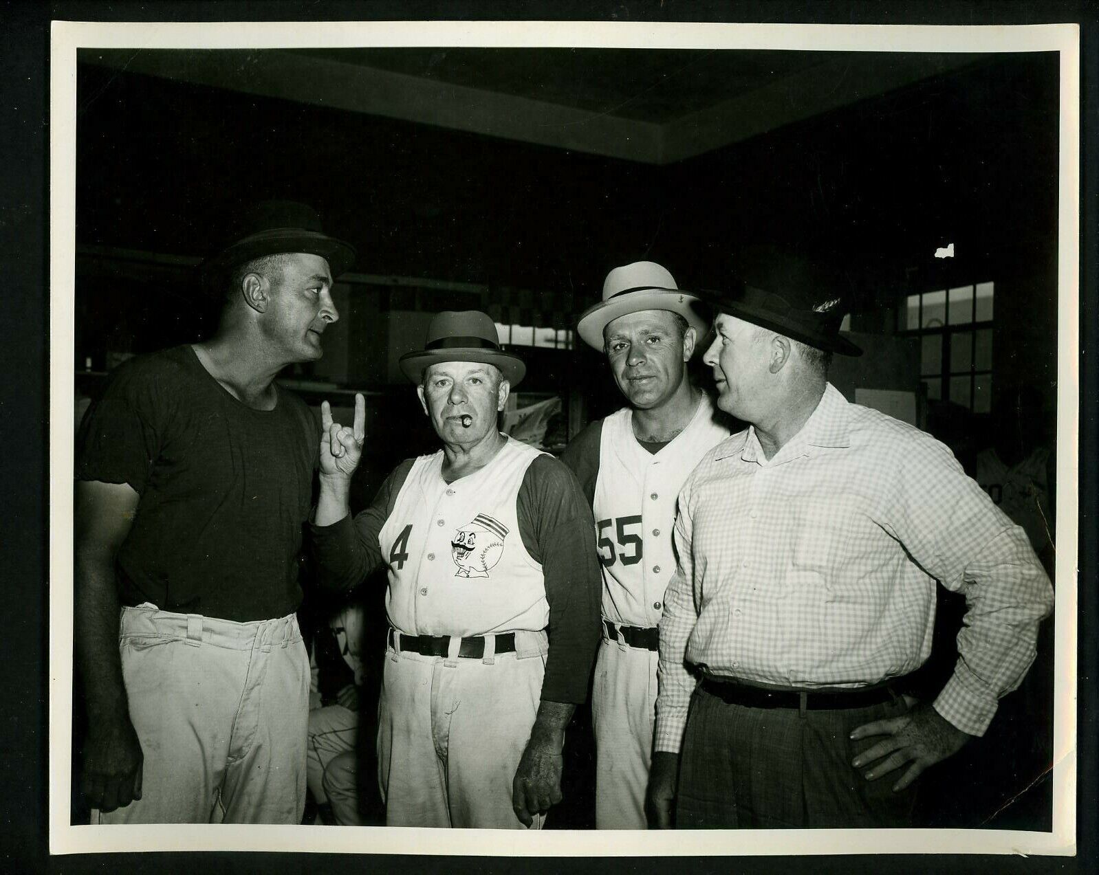 Cincinnati Reds Baseball Club Co. Official circa 1950's Press Original Photo Poster painting