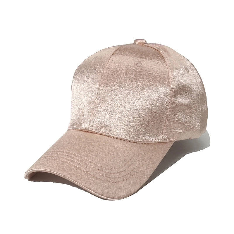 Women’s Casual Solid Color Curved Eaves Baseball Cap