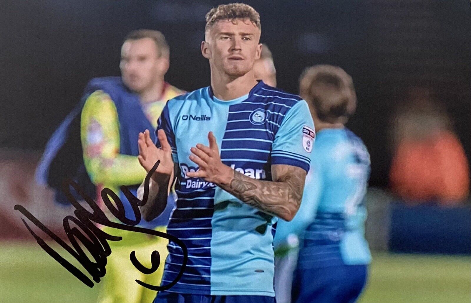 Dan Scarr Genuine Hand Signed Wycombe Wanderers 6X4 Photo Poster painting