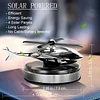 Upgraded Helicopter Aromatherapy Solar Rotating Air Freshener Home Car Interior Decoration Accessories