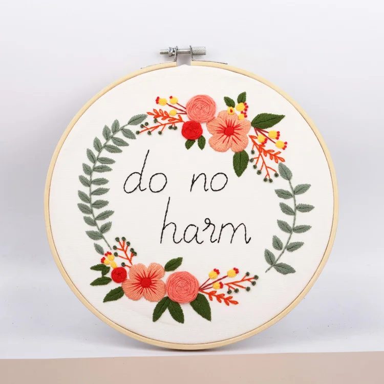 Do no harm Embroidery Kit Ventyled