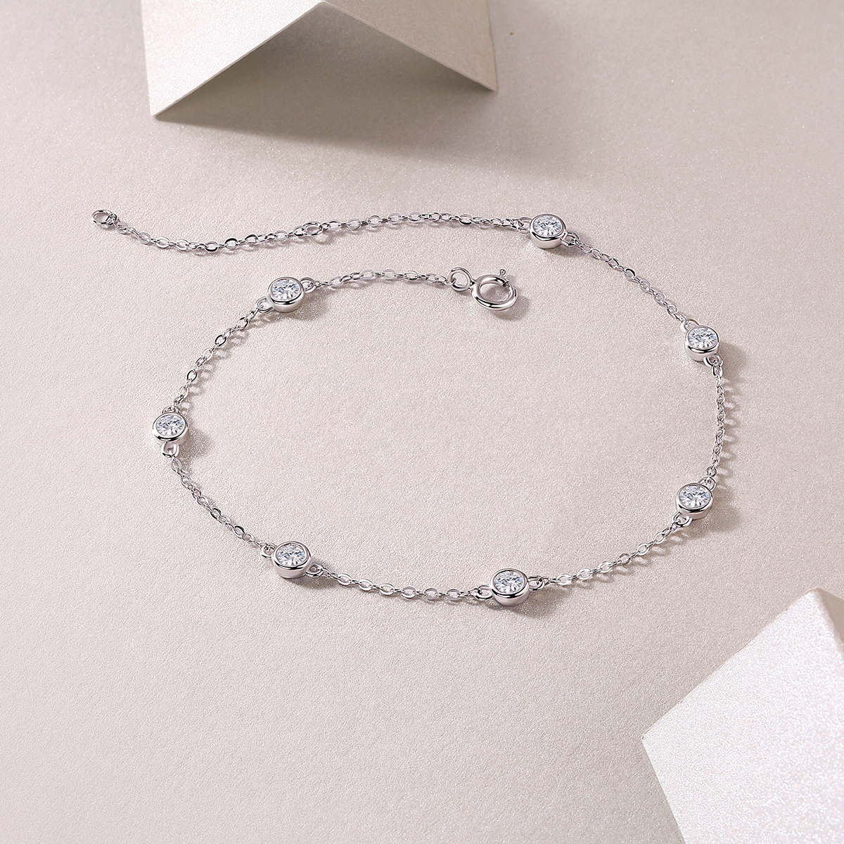  Moissanite Bracelet For Women GRA Certified S925 Silver Diamond Hand Chain Luxury Jewelry Gifts