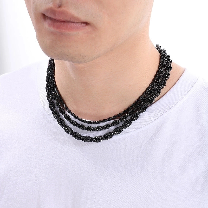 Minimalist Geometric 304 Stainless Steel 18K Gold Plated Unisex Necklace