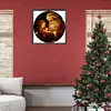 Santa Claus Girl-Paint by Numbers Acrylic Painting 40*40CM