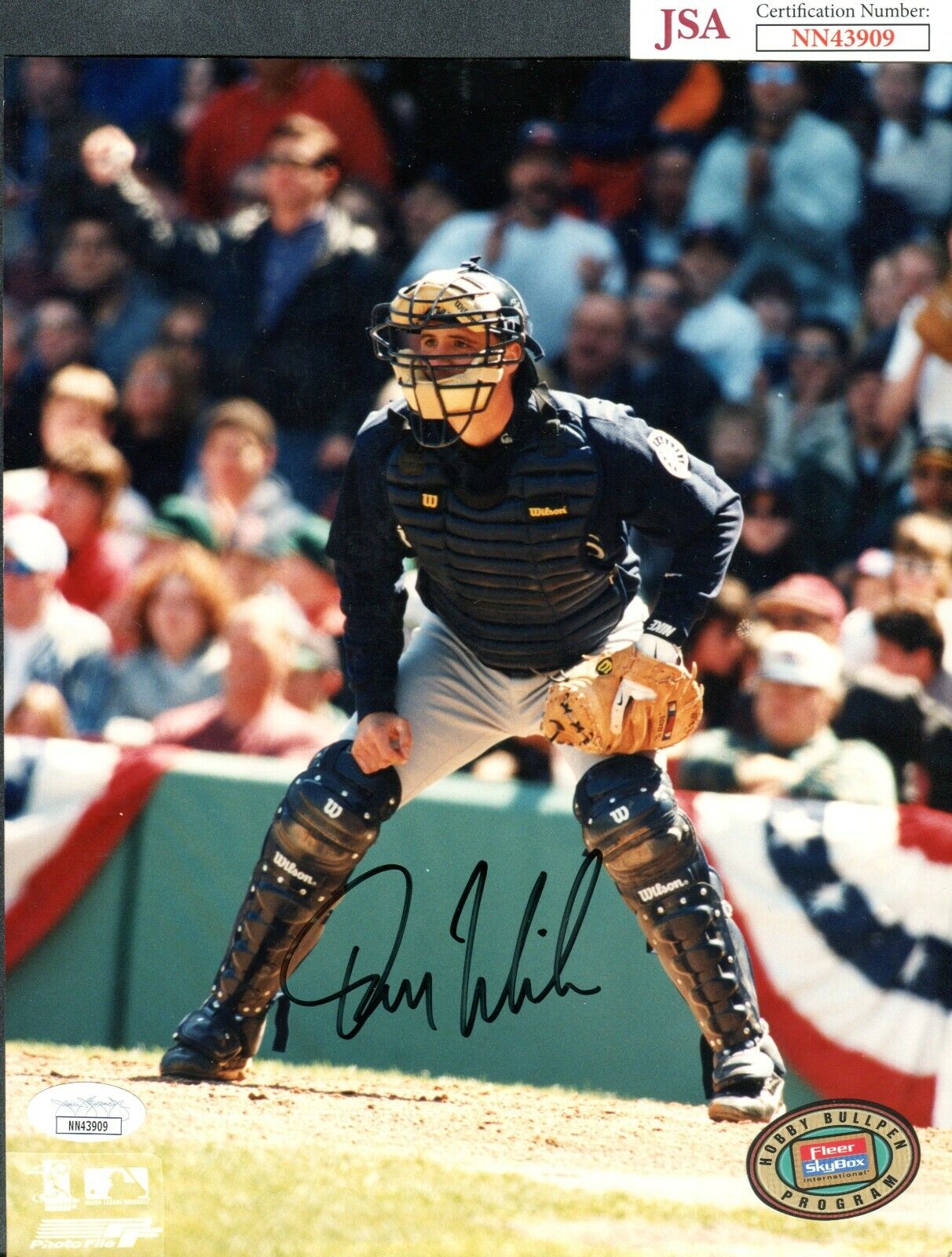 JSA Dan Wilson Autographed Signed AUTO 8x10 Photo Poster painting Seattle Mariners TRB 710