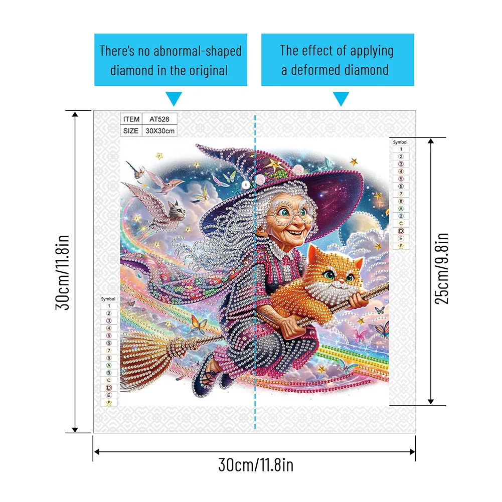 Diamond Painting - Partial Special Shaped Drill - Grandma(Canvas|30*30cm)