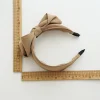 Neutral Color Large Bowknot Ribbon Hair Band