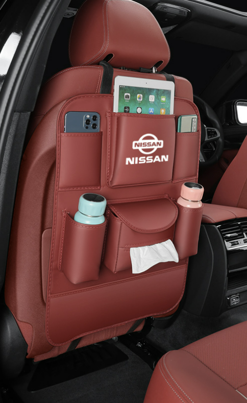 Car seat back storage bag