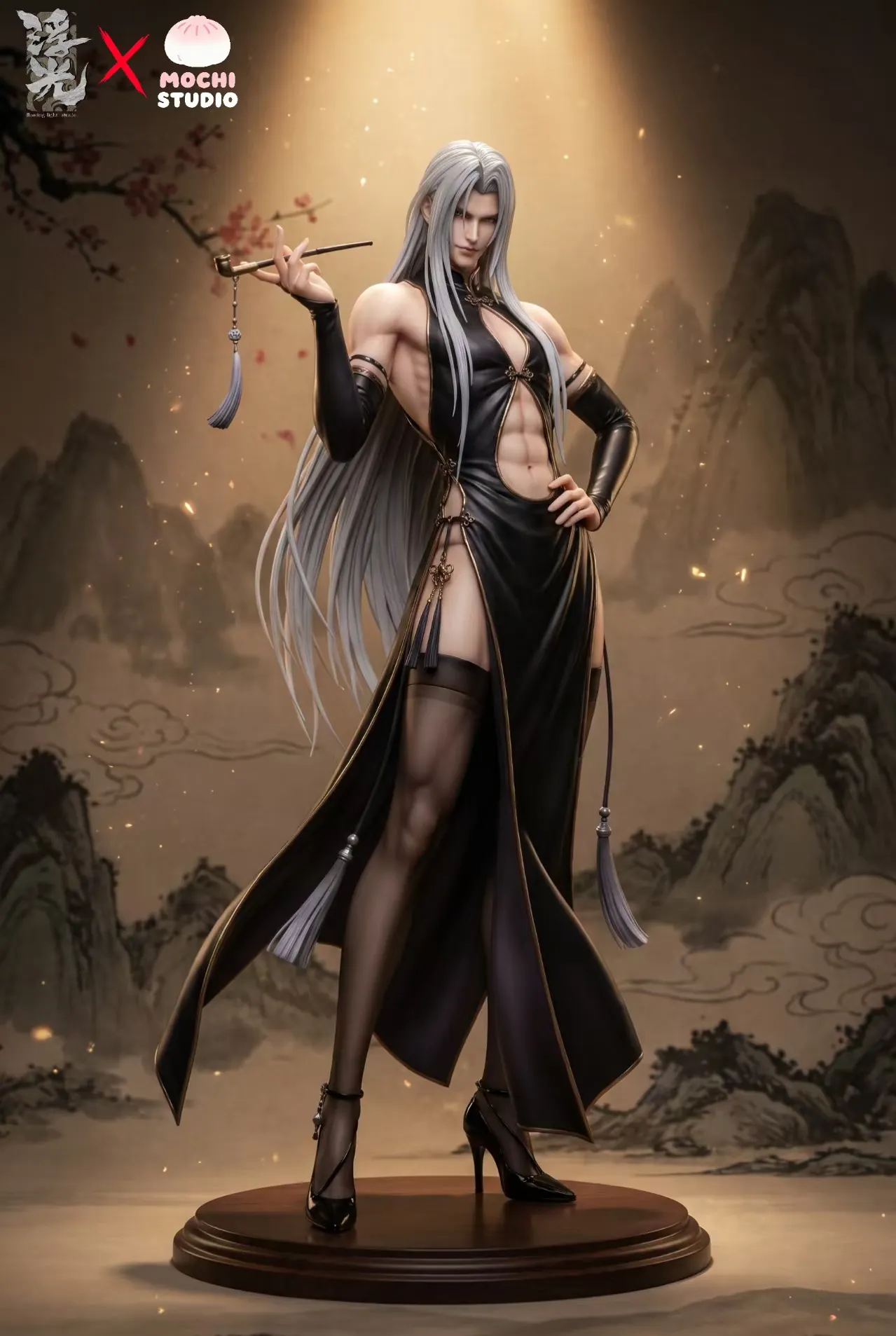 MOCHI Studio X Floating Light Studio - Cheongsam Handsome Man Cosplay Series  002 Sephiroth Final Fantasy-
