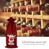 5D DIY Special Shaped Drill Diamond Painting Christmas Deer Wine Bottle Bags Covers Kits