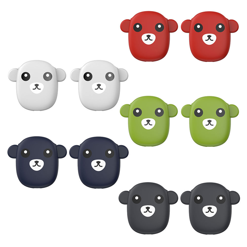 

1 Pair Cartoon Bear Liquid Silicone Headphone Cover Case for AirPods Max, Green, 501 Original