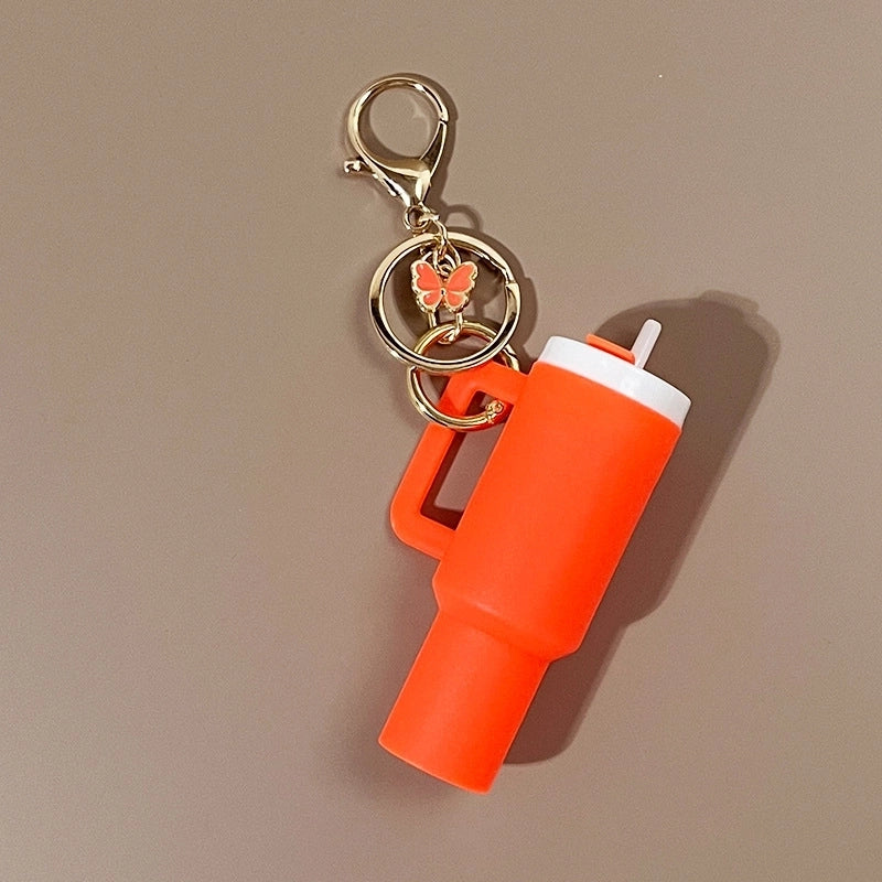 Minimalist Classic Style Cup Plastic Unisex Bag Pendant Keychain