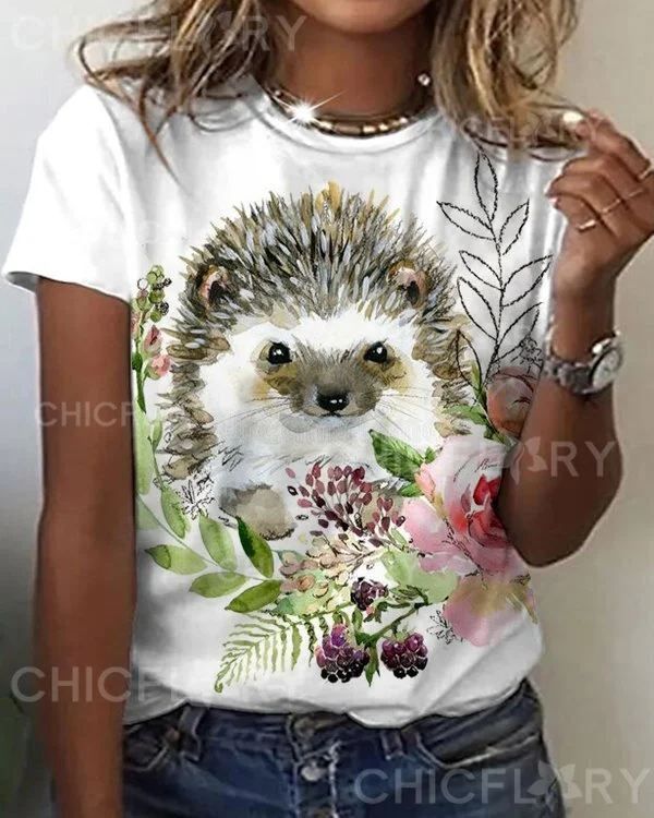 Hedgehog Loose Casual Top