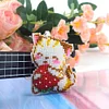 Bead Embroidery - Cat Beaded Counted Cross Stitch Keyring
