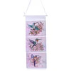 DIY Diamond Painting 3 Pockets Home Organizer Wall Door Hanging Storage Bag Kit
