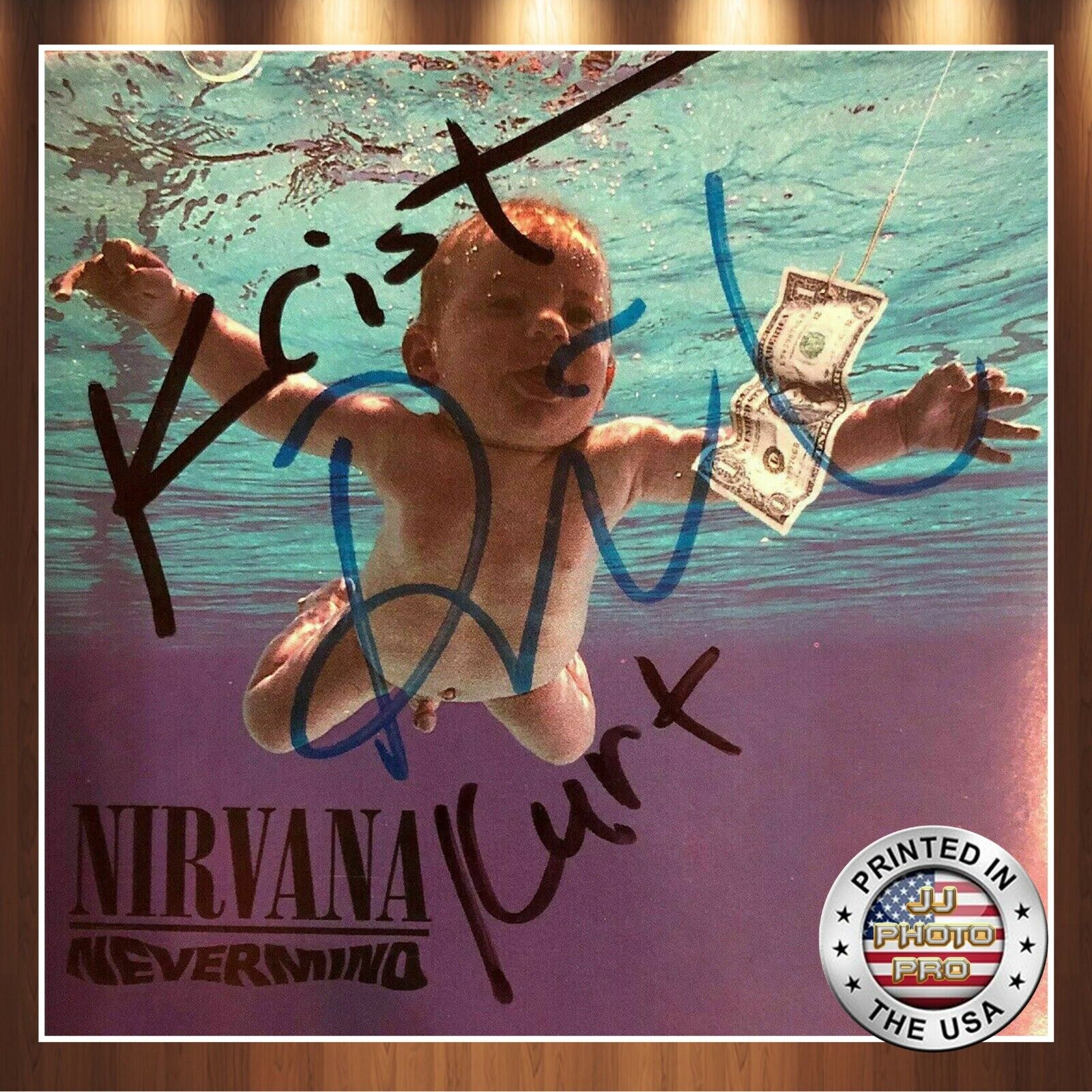 Kurt Cobain Autographed Signed 8x10 Photo Poster painting (Nirvana) REPRINT