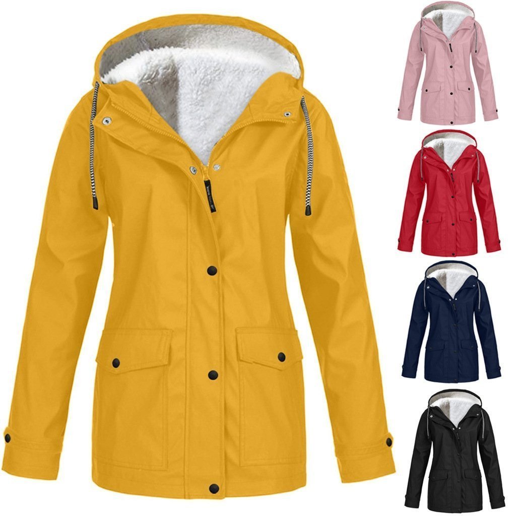 🎄Christmas Sale - Women's Winter Plus Fleece Jacket Outdoor ...
