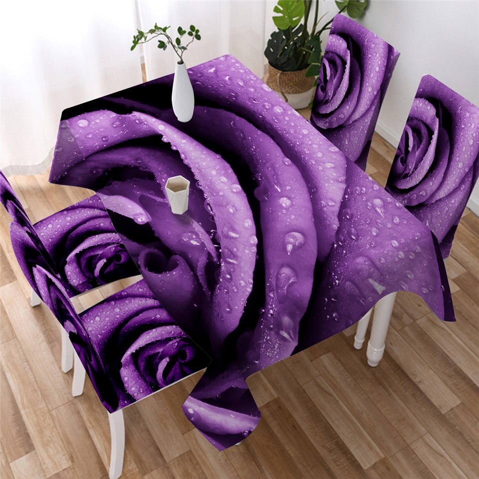 

Colorful Rose - Tablecloth Without Chair Cover, 140*210cm, 501 Original