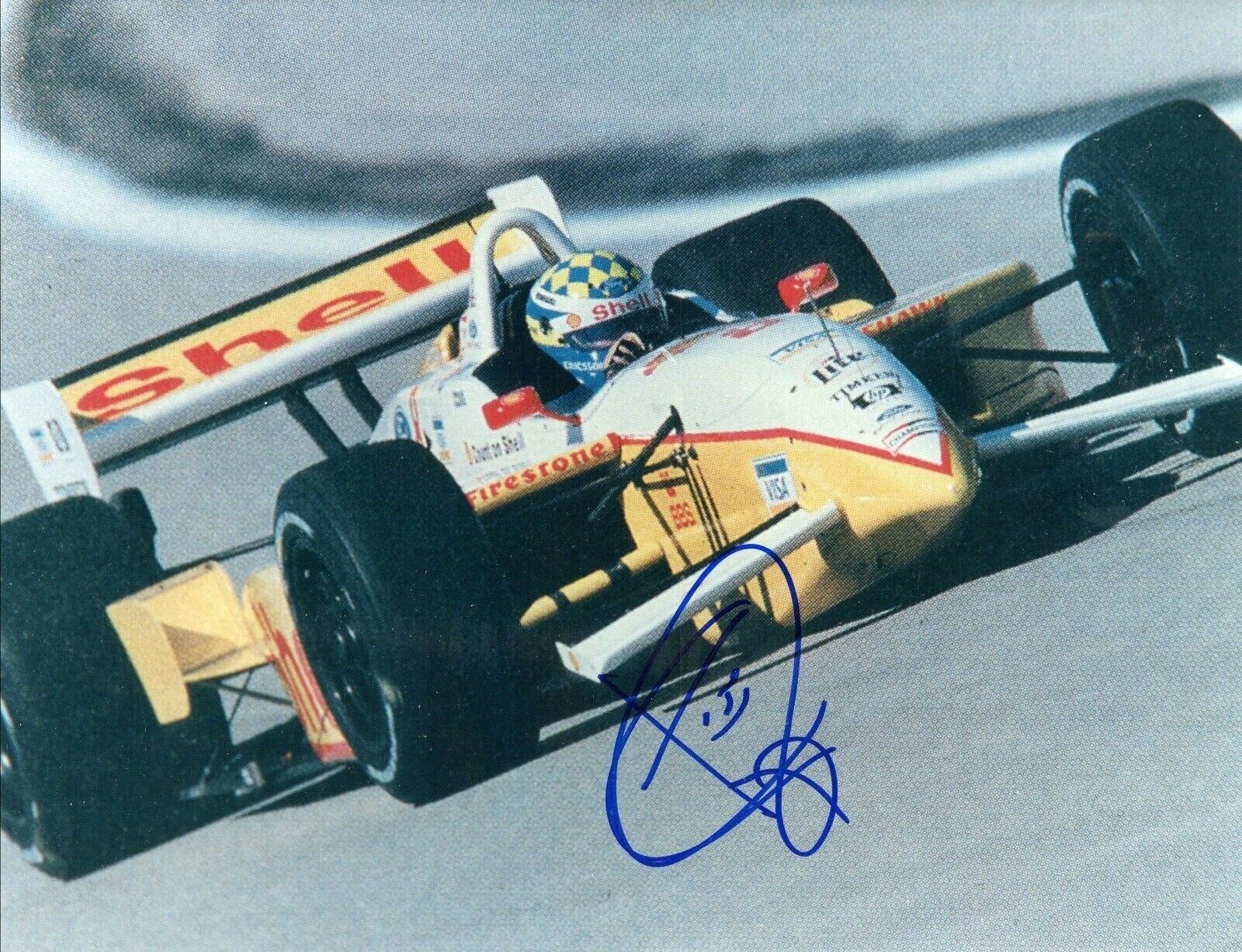 Kenny Brack Indy 500 Champ Signed Autographed 8x10 Glossy Photo Poster painting COA