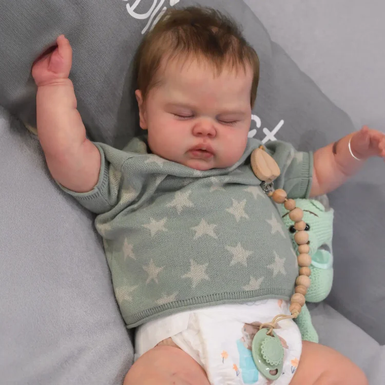 20'' Super Lovely Cloth Body Reborn Baby Girl Doll Mesilon with Heartbeat💖 & Sound🔊：Realistic Reborn Baby Dolls By Rsgdolls®