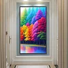 Diamond Painting-DIY Full Round Drill Rainbow Forest(70*40 CM)