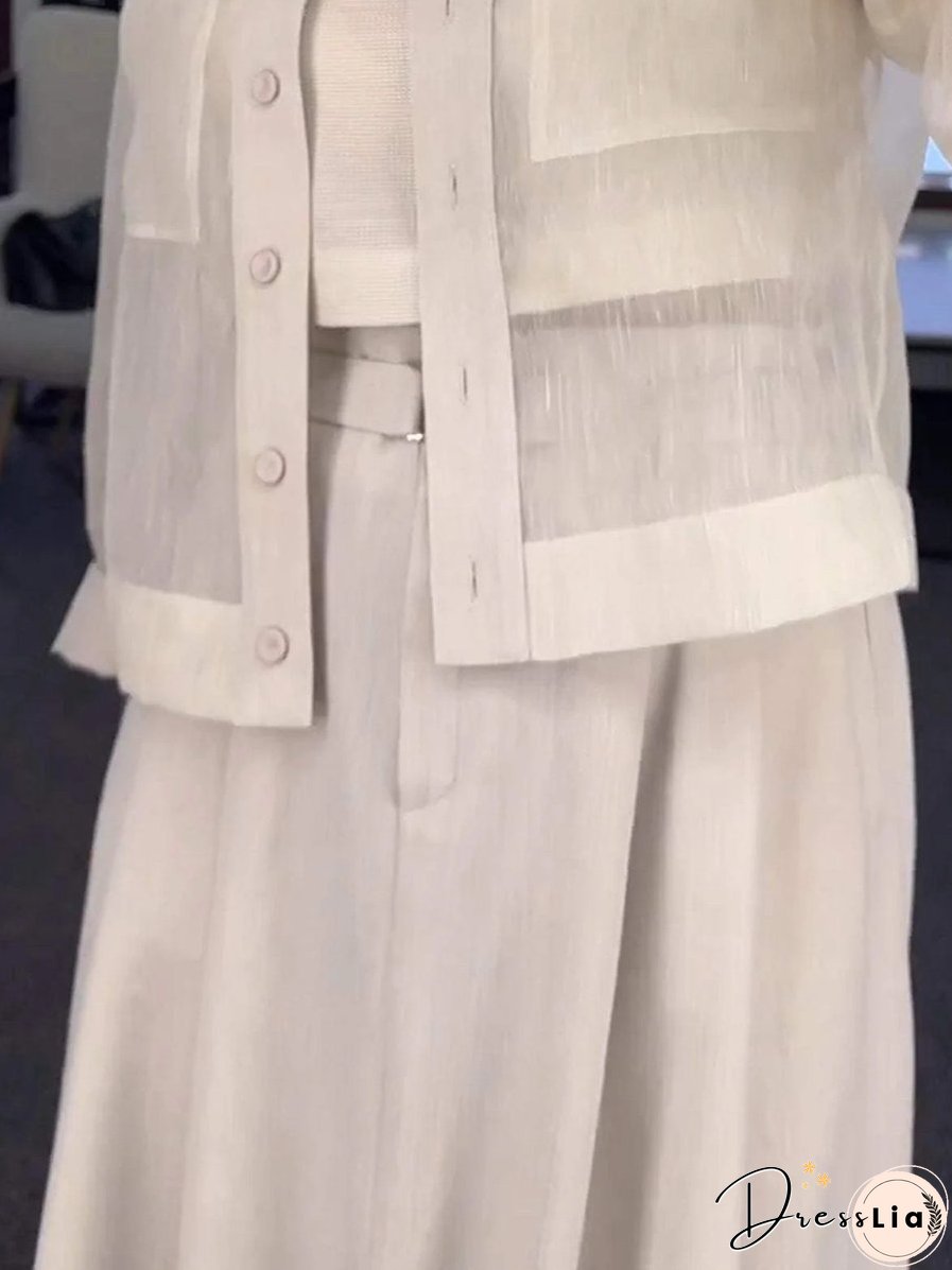 Double Pocket Long Sleeve Shirt