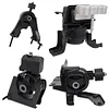 Engine Motor and Transmission Mount Kit Compatible with 2009-2013 Corolla 1.8L & 2009-2013 Matrix 1.8L & 2009-2010 Pontiac Vibe 1.8L Auto Transmission Repklace OE A62015 A62039 A62027 A62023 4PCS