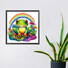 Combo Kit（2PCS)-Diamond Painting-DIY DIY Full Round Drill Frog (30*30CM)